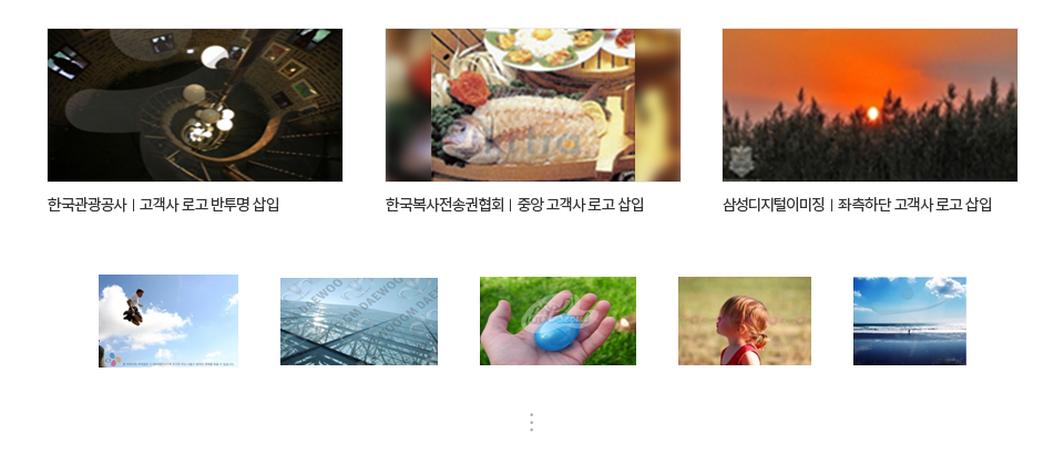 한국관광공사, 한국복사전송권협회, 삼성디지털이미징 외 다수 납품